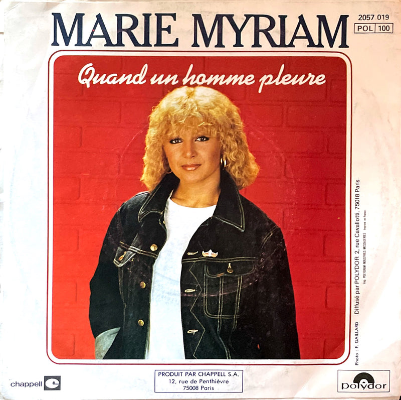 Marie Myriam ‎7" Sentimentale - France