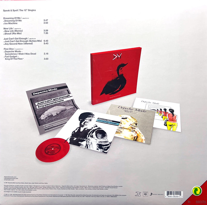 Depeche Mode Coffret 4 Vinyles Speak & Spell | The 12" Singles - Tirage Limité Numéroté