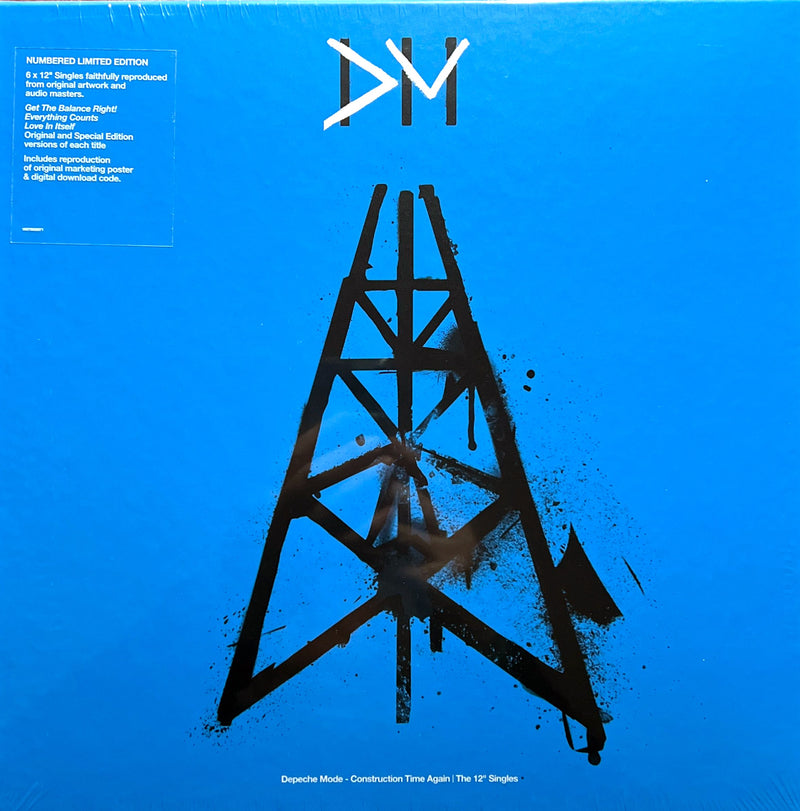 Depeche Mode Coffret 6 Vinyles + Poster Construction Time Again | The 12" Singles - Tirage Limité Numéroté