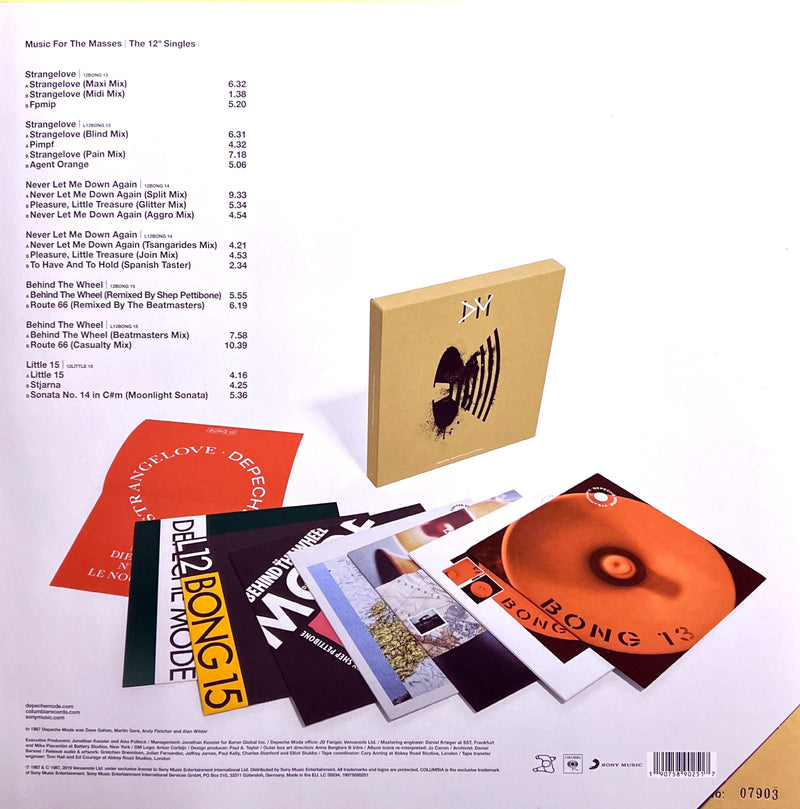 Depeche Mode Coffret 7 Vinyles + Poster Music For The Masses | The 12" Singles - Tirage Limité Numéroté