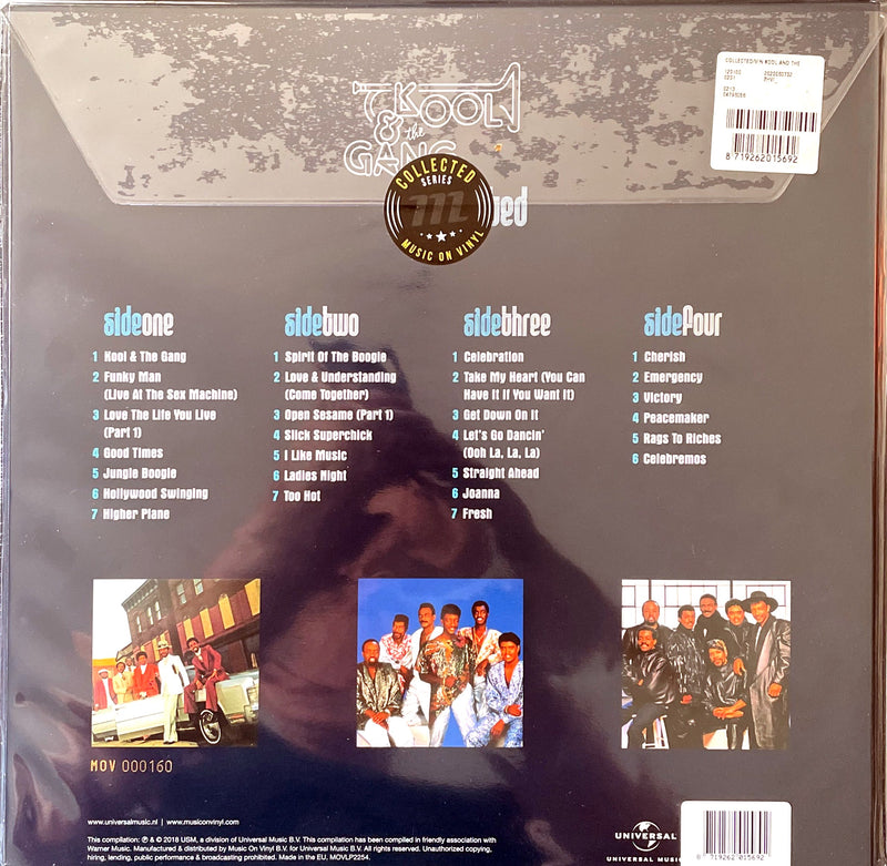 Kool & The Gang ‎2xLP Collected - Limited Edition White Vinyls - Europe