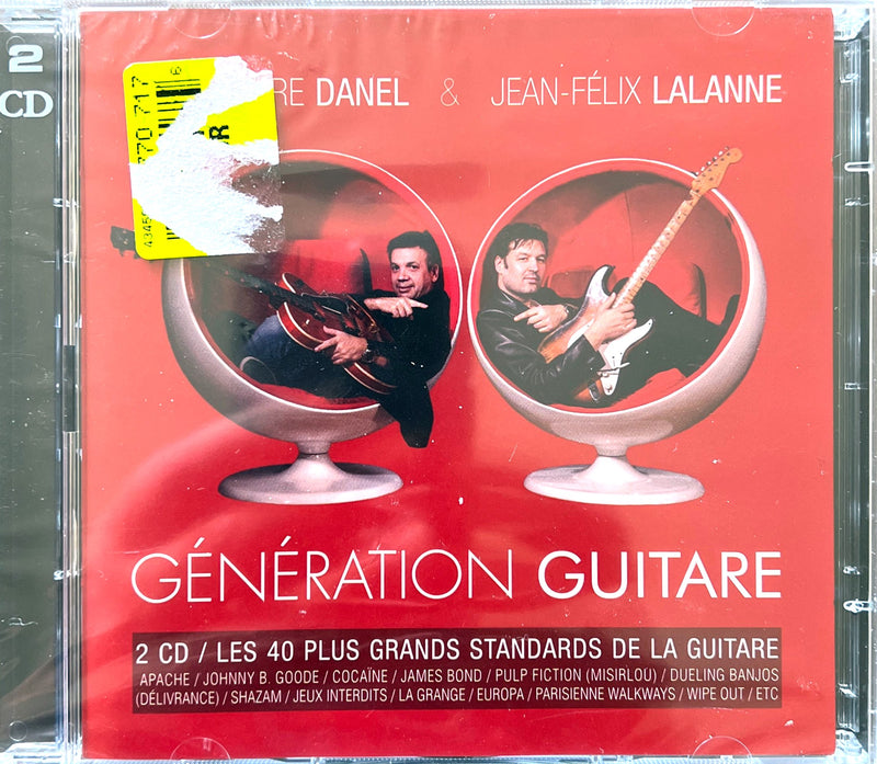 Jean-Pierre Danel & Jean-Félix Lalanne 2xCD Génération Guitare - France