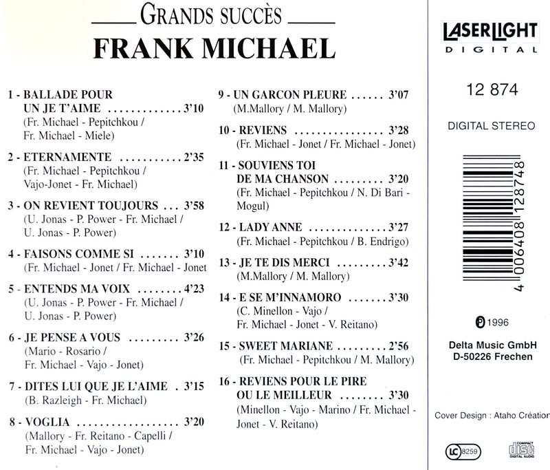 Frank Michael CD Grands Succès - Germany