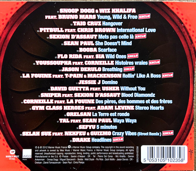 Compilation CD Les Bombes Skyrock 2012