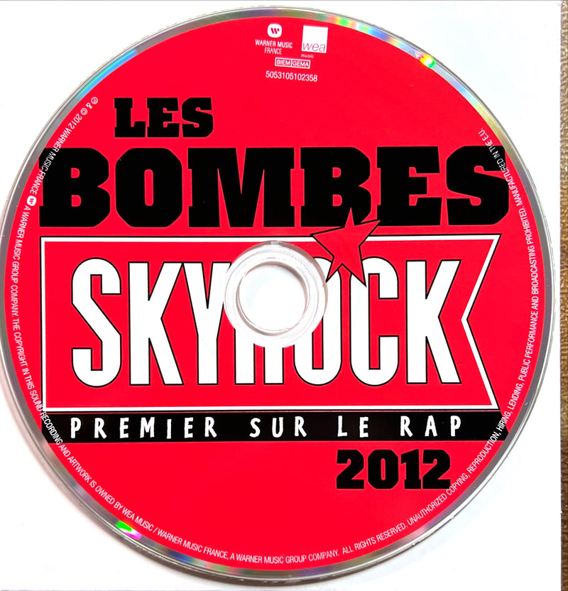 Compilation CD Les Bombes Skyrock 2012