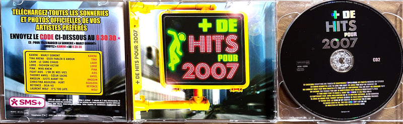 Compilation 2xCD + De Hits Pour 2007