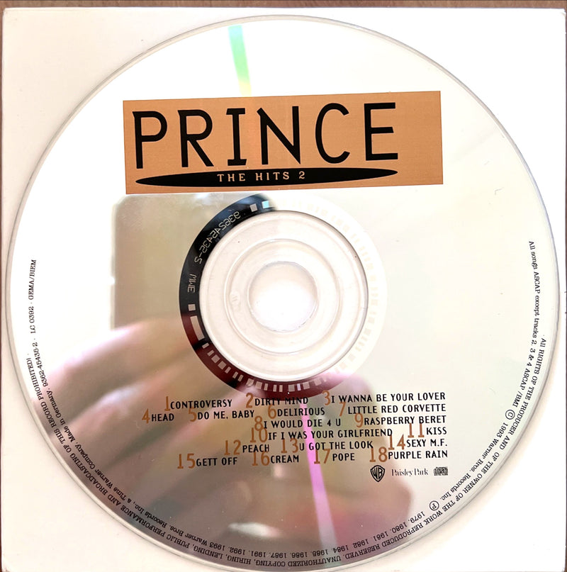Prince CD The Hits 2 - Europe
