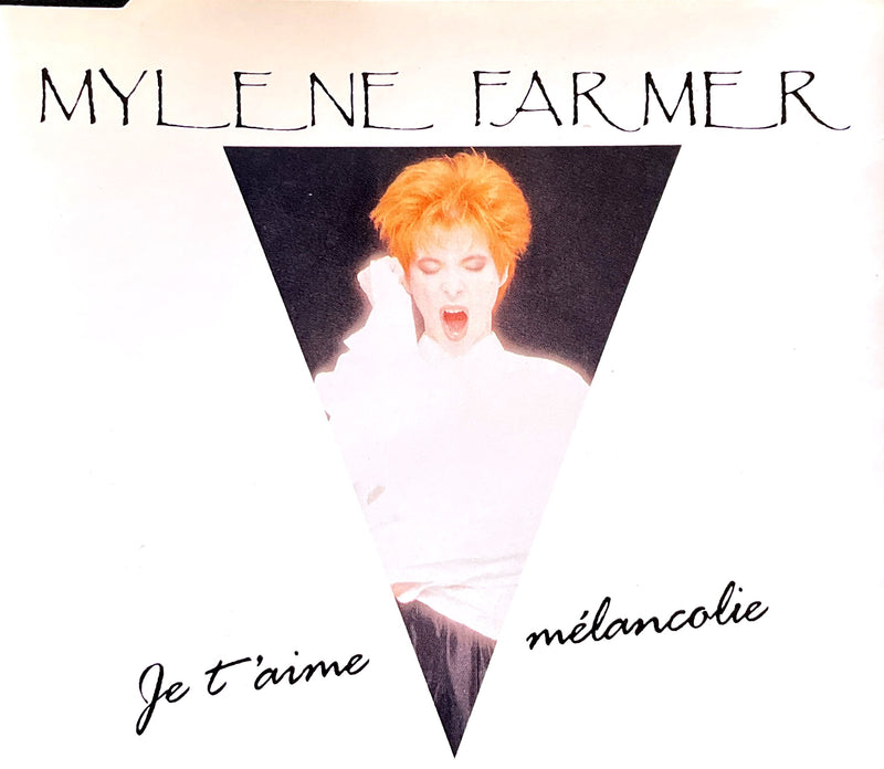 Mylène Farmer ‎Maxi CD Je T'Aime Mélancolie - France by PDO