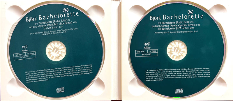 Björk 2xMaxi CD Bachelorette - Limited Edition