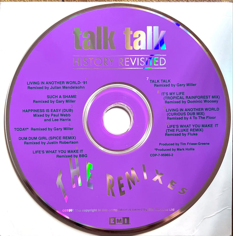 Talk Talk CD History Revisited (The Remixes) - US