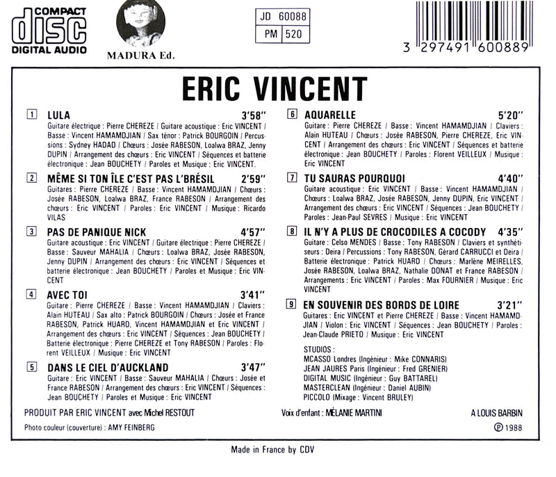 Eric Vincent CD Lula