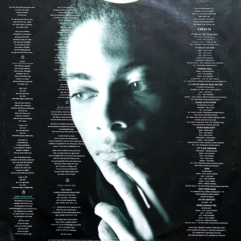 Terence Trent D'Arby LP Introducing The Hardline According To Terence Trent D'Arby