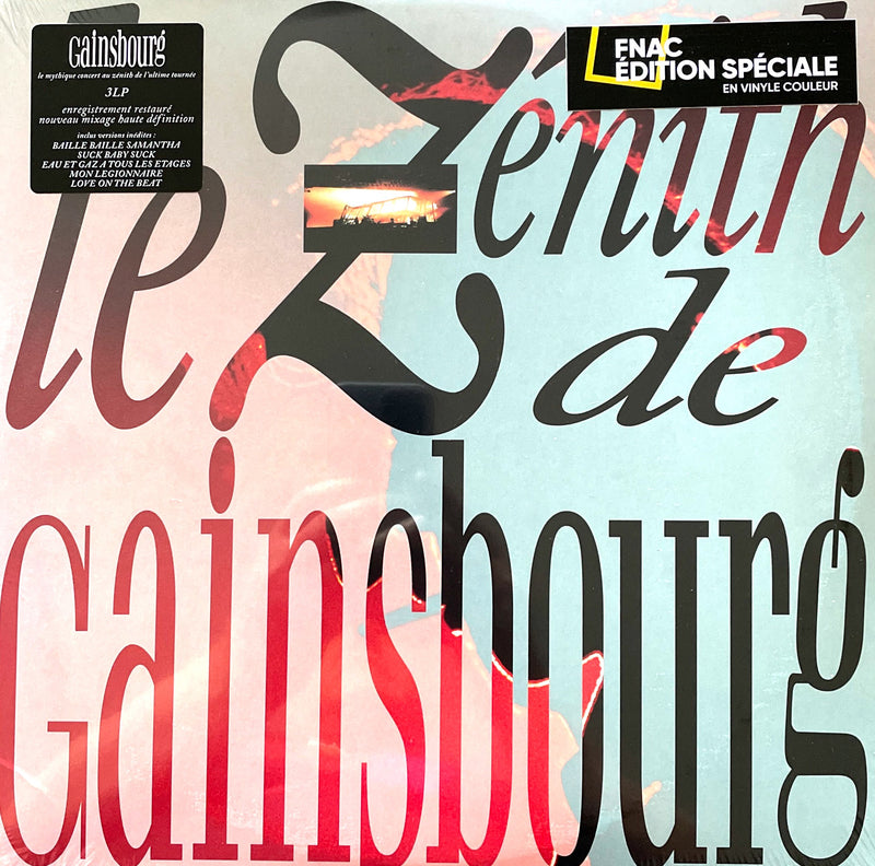 Serge Gainsbourg ‎3xLP Le Zénith De Gainsbourg - Vinyles Transparents - France