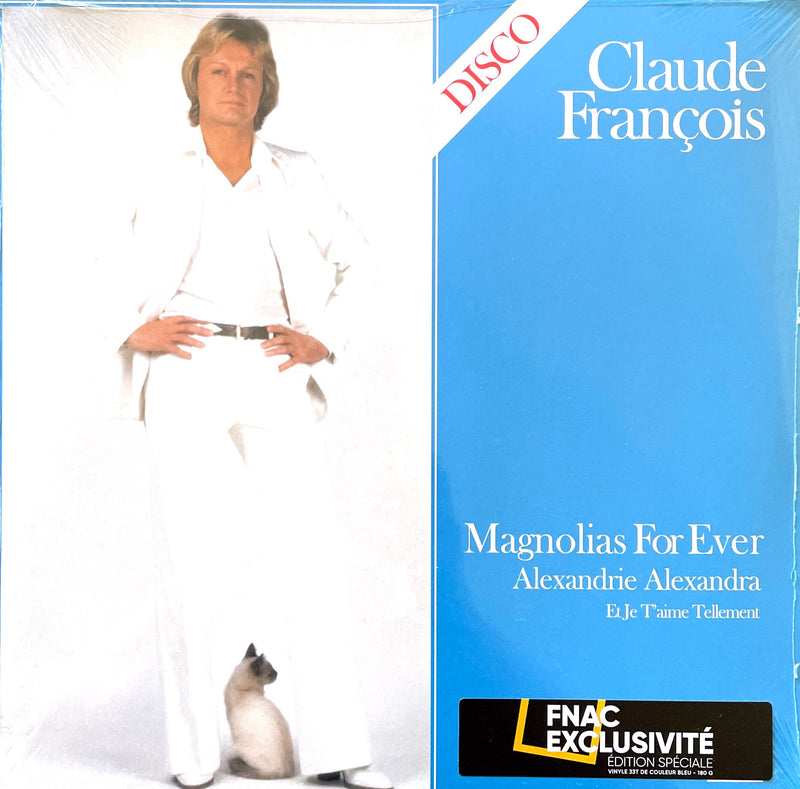 Claude François ‎LP Magnolias For Ever - Tirage Limité Vinyle Bleu - France