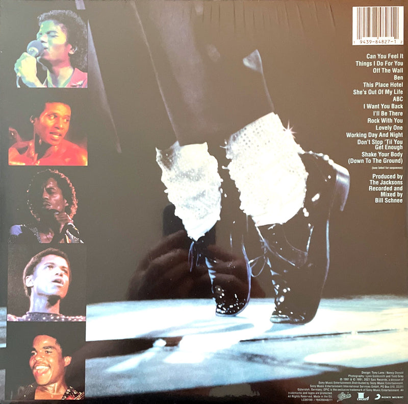 The Jacksons ‎2xLP Live - 40th Anniversary Edition, Gatefold - Europe (M/M - Scellé)