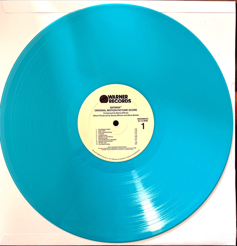 Danny Elfman LP Batman (Original Motion Picture Score) - Turquoise Vinyl