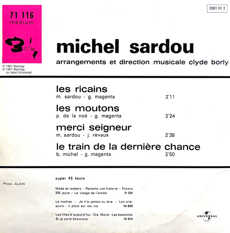 Michel Sardou CD Single Les Ricains