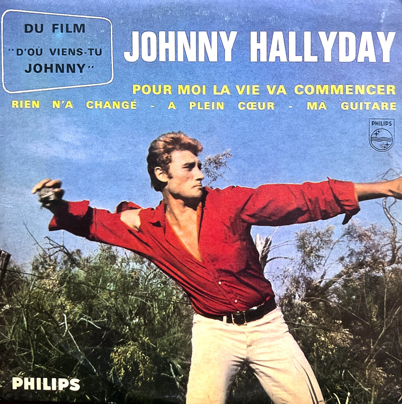 Johnny Hallyday CD Single Pour Moi La Vie Va Commencer