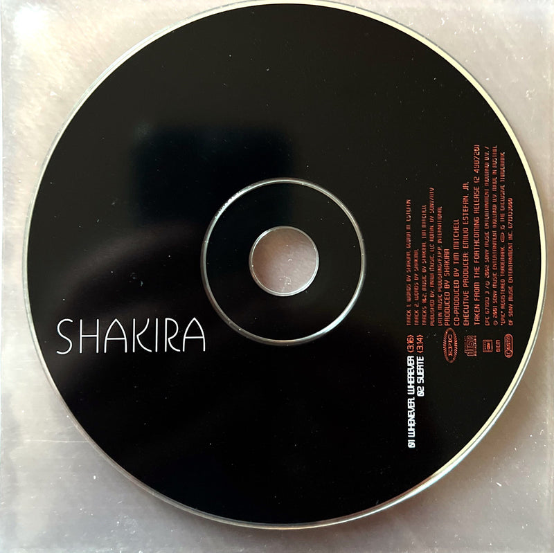 Shakira CD Single Whenever, Wherever