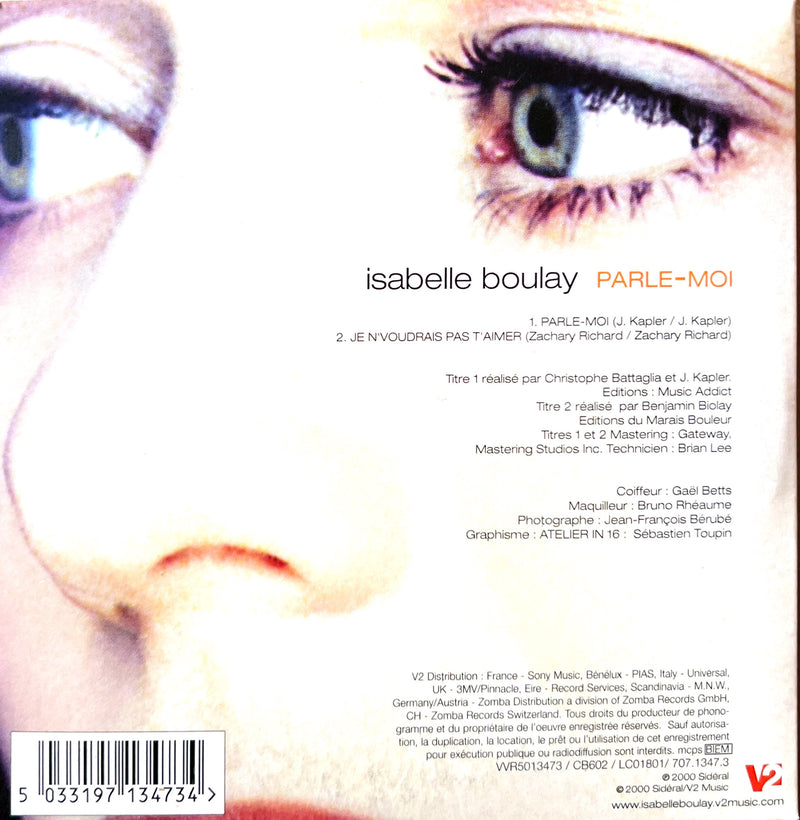 Isabelle Boulay CD Single Parle-Moi