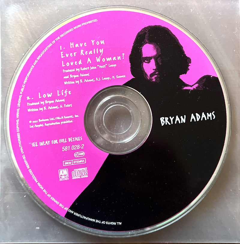 Bryan Adams CD Single Have You Ever Really Loved A Woman?