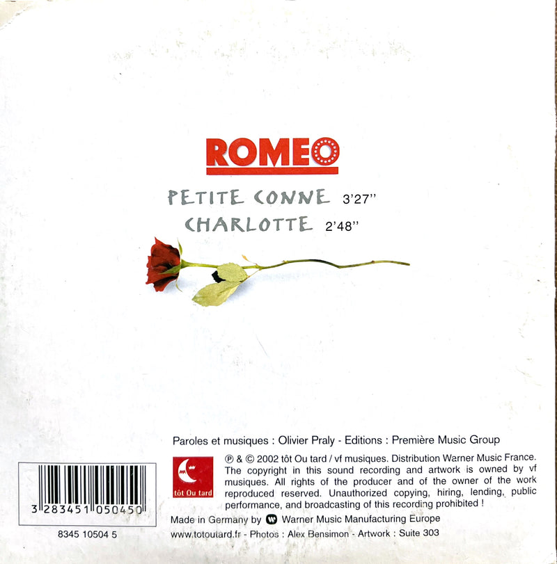 Roméo CD Single Petite Conne