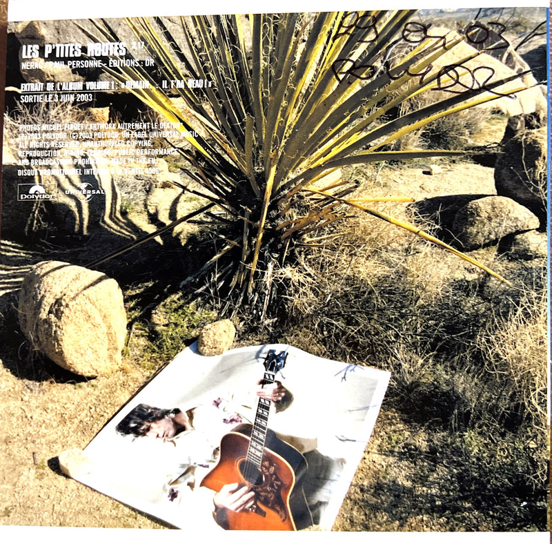 Paul Personne CD Single Les P'tites Routes - Promo