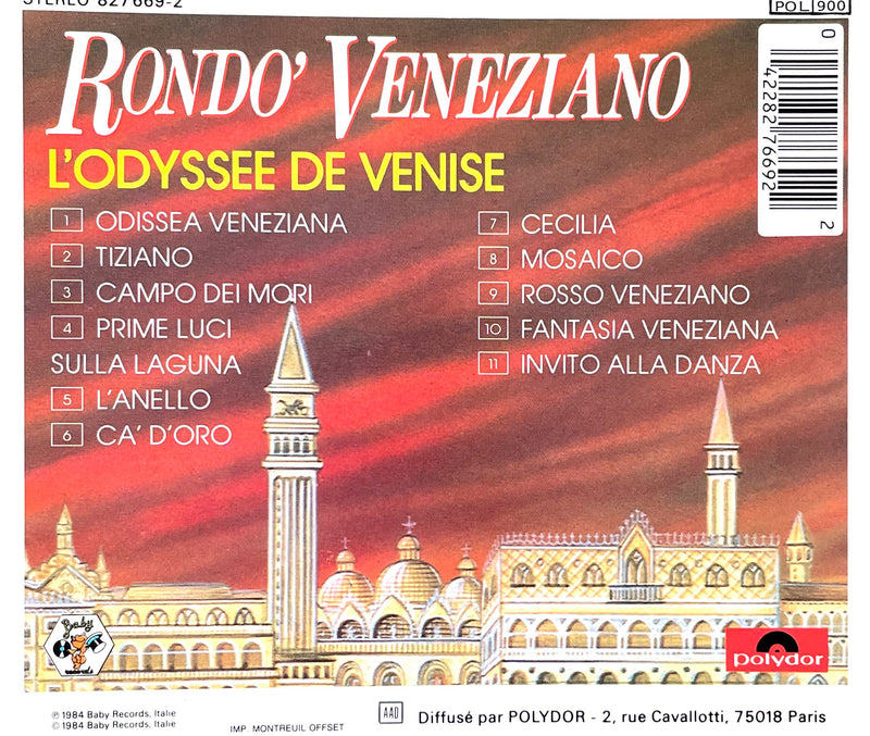Rondo' Veneziano ‎CD L'odyssée De Venise - France by PDO