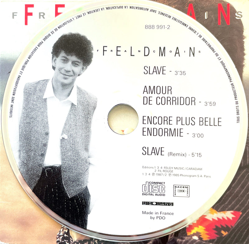 François Feldman ‎Maxi CD Slave - France (VG+/VG+)