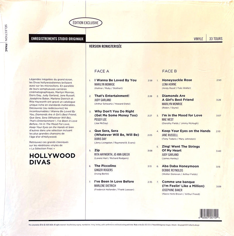 Compilation LP Hollywood Divas - Europe