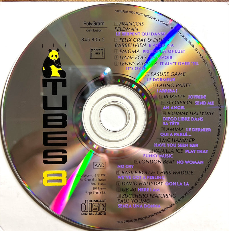 Compilation CD Les Tubes 8
