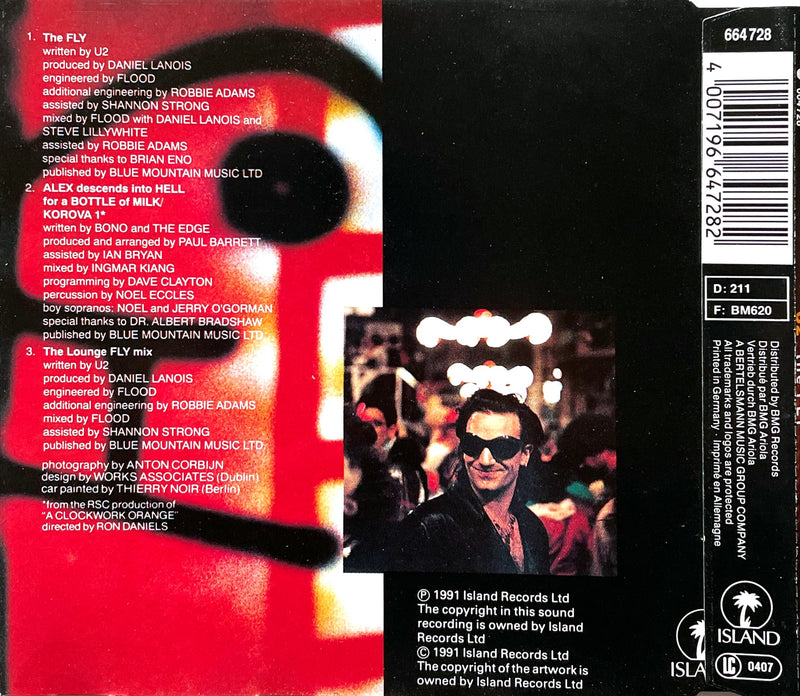 U2 ‎Maxi CD The Fly - Europe