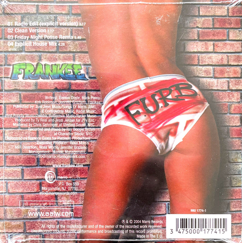 Frankee ‎CD Single F U Right Back - France (M/M - Scellé)