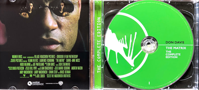 Don Davis 2xCD The Matrix (The Complete Edition) Deluxe Edition, Tirage Limité 2000 exemplaires