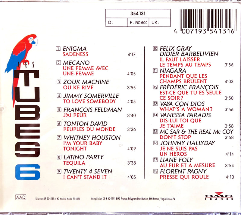 Compilation CD Les Tubes 6 - France