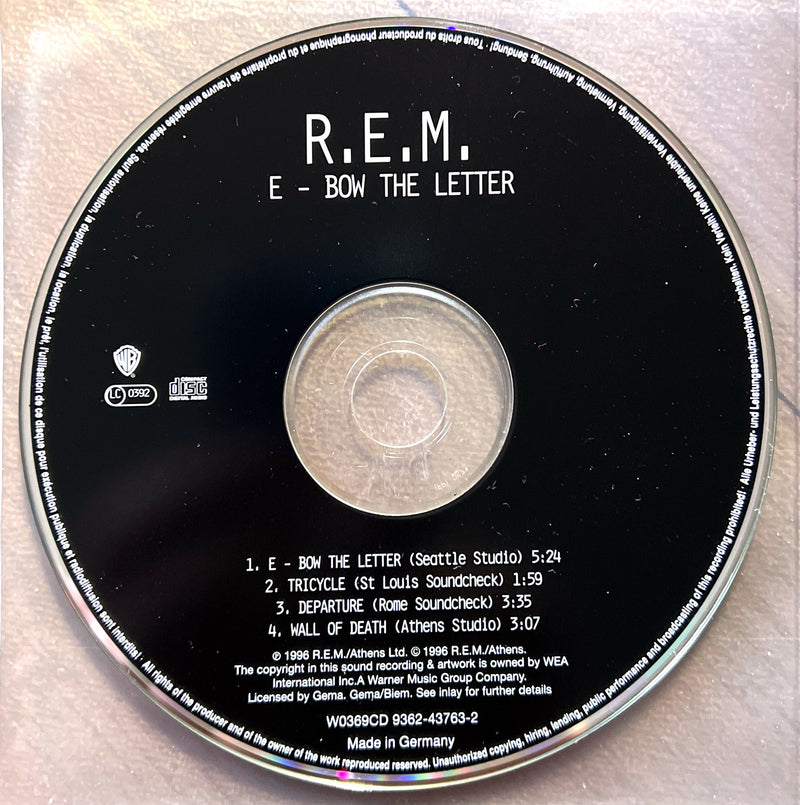 R.E.M. Maxi CD E Bow The Letter - Europe