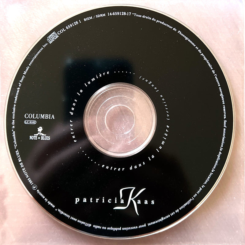 Patricia Kaas CD Single Entrer Dans La Lumière - France