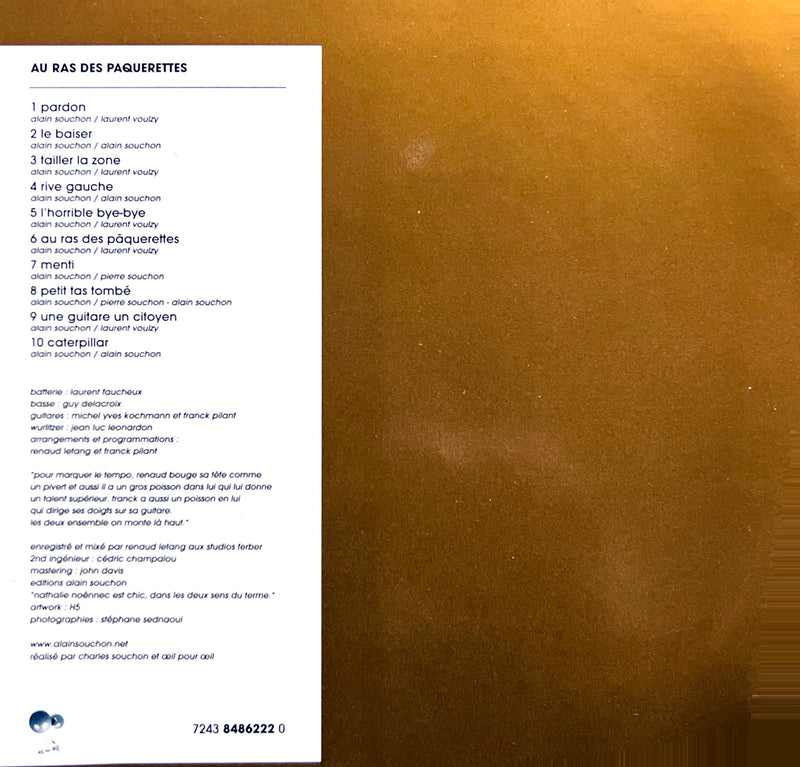 Alain Souchon CD Au Ras Des Pâquerettes - Europe