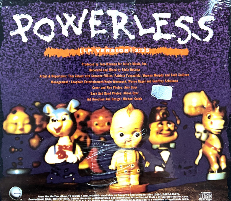 Pariah CD Single Powerless - Promo - US