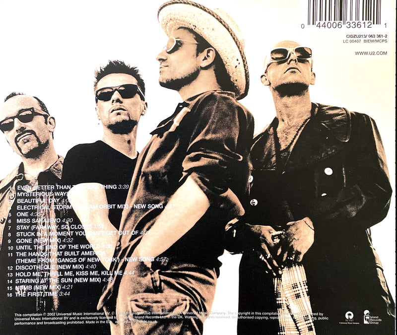 U2 ‎CD The Best Of 1990-2000 - UK & Europe