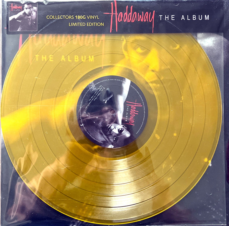 Haddaway LP The Album - Limited Edition, Numbered, Yellow Transparent, 180g Vinyl