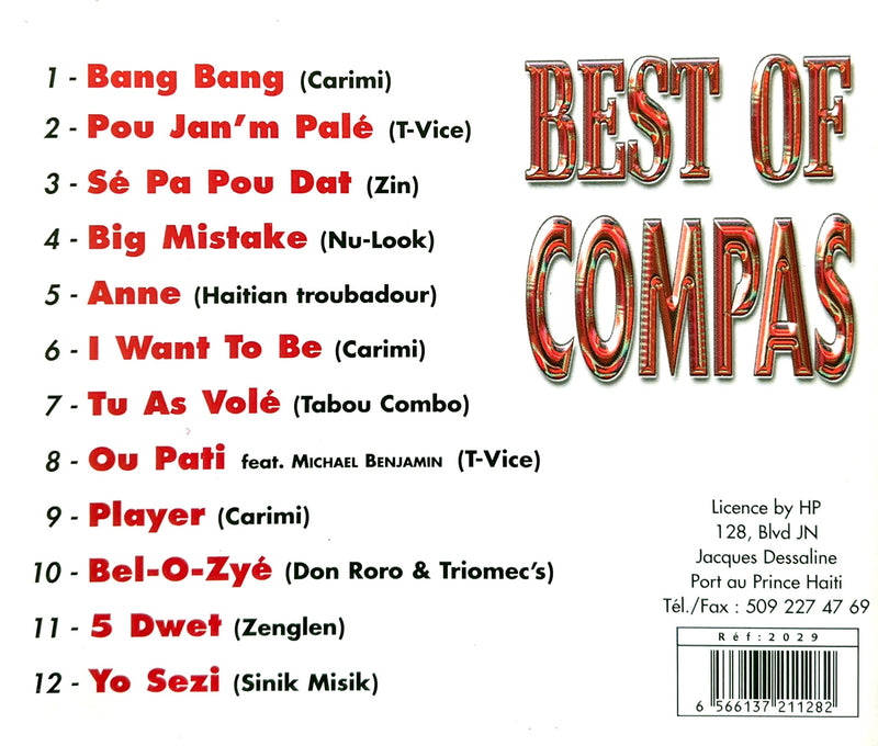 Compilation CD Best Of Compas