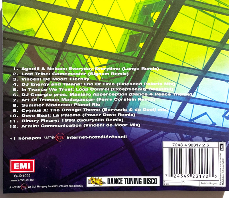 Sterbinszky ‎CD The Trance Sound Of Dance Tuning Disco - Hungary (VG/VG)