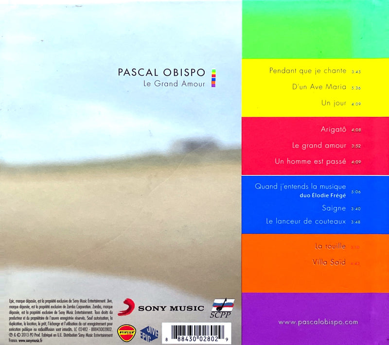 Pascal Obispo ‎CD Le Grand Amour - Deluxe Edition, Digibook - France