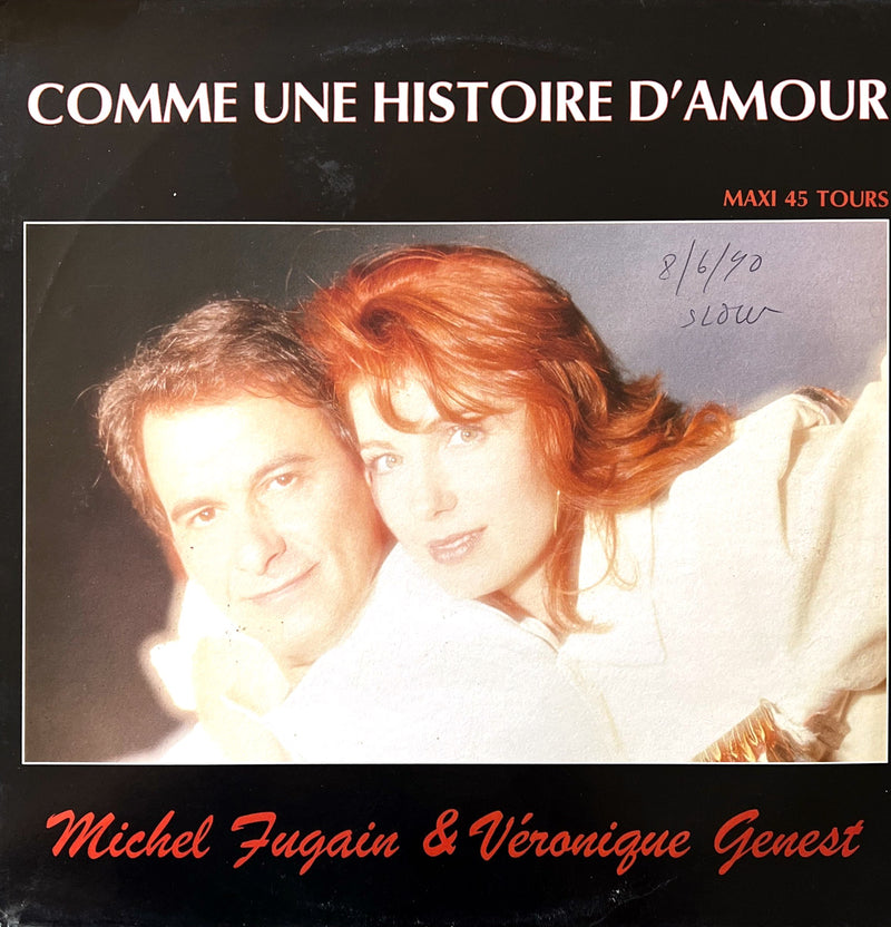 Michel Fugain & Veronique Genest 12" Comme Une Histoire D'Amour - France