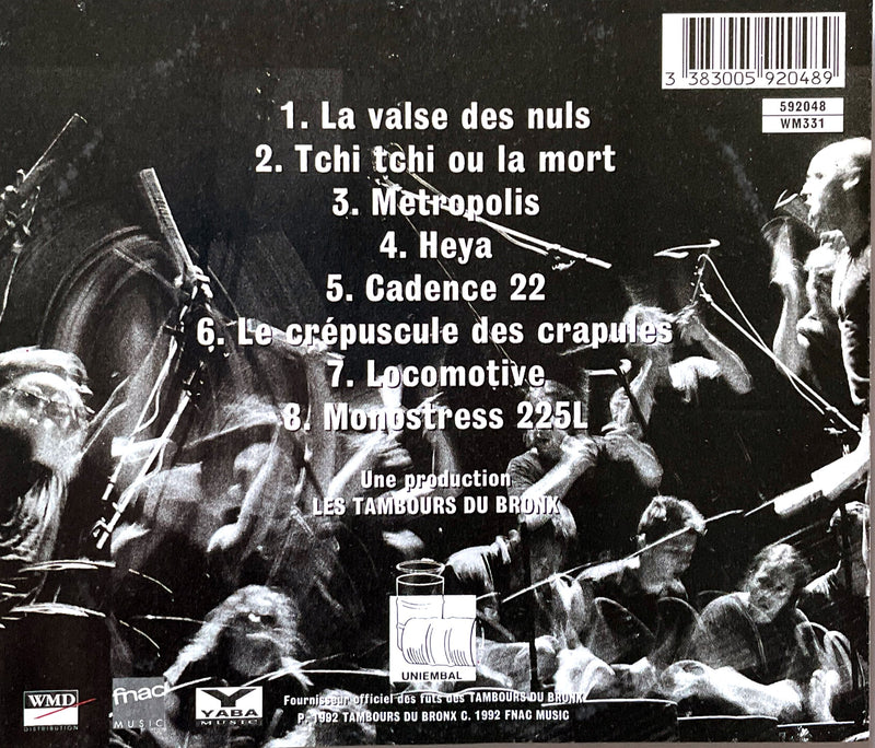 Les Tambours Du Bronx ‎CD Monostress 225L - France