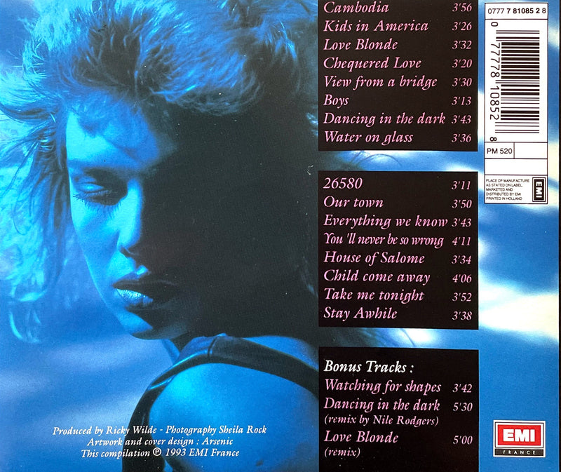 Kim Wilde ‎CD Love Blonde - The Best Of Kim Wilde - Europe