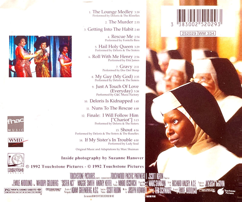 Compilation ‎CD Music From The Original Motion Picture Soundtrack: Sister Act - France