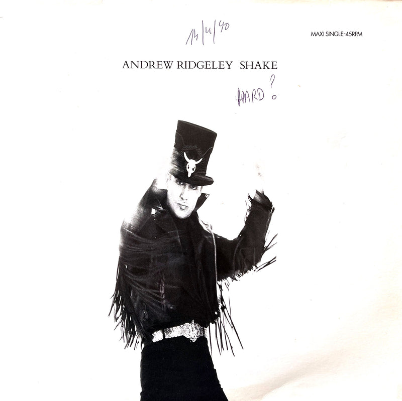 Andrew Ridgeley 12" Shake - Europe