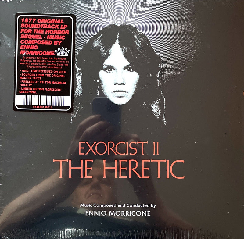 Ennio Morricone ‎LP Exorcist II: The Heretic - Vinyle vert fluorescent, Tirage limité - US